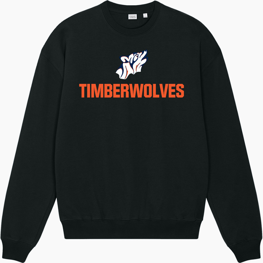 Shirley C Heim Timberwolves <span class="pdp-name-mascot">Shirley C Heim Timberwolves</span> Stanley/Stella Unisex Ledger Dry Crewneck Sweatshirt