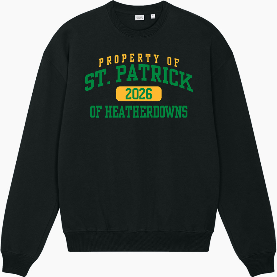 St. Patrick of Heatherdowns Irish <span class="pdp-name-mascot">St. Patrick of Heatherdowns Irish</span> Stanley/Stella Unisex Ledger Dry Crewneck Sweatshirt