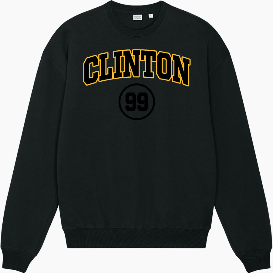 CLINTON HIGH SCHOOL YELLOWJACKETS Stanley/Stella Unisex Ledger Dry Crewneck Sweatshirt
