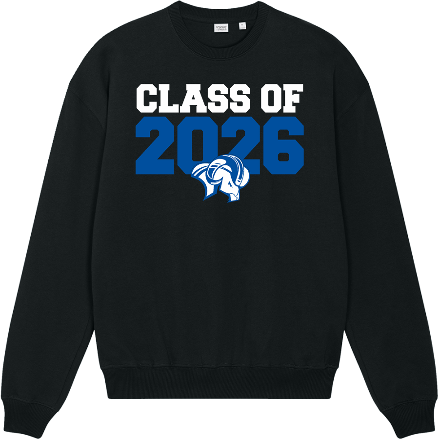 RIVERTON HIGH SCHOOL RAMS <span class="pdp-name-mascot">RIVERTON RAMS</span> Stanley/Stella Unisex Ledger Dry Crewneck Sweatshirt