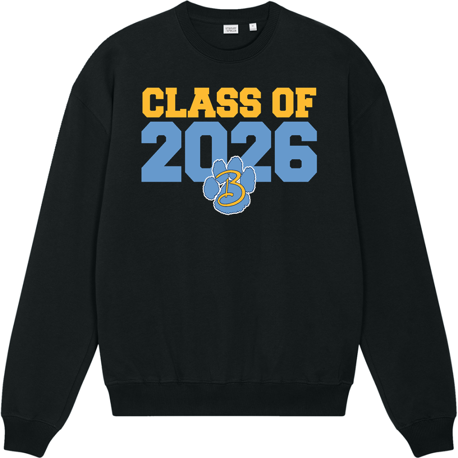 BATH HIGH SCHOOL WILDCATS <span class="pdp-name-mascot">BATH WILDCATS</span> Stanley/Stella Unisex Ledger Dry Crewneck Sweatshirt