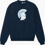 St. Paul Academy & Summit School Spartans <span class="pdp-name-mascot">St. Paul Academy Spartans</span> Stanley/Stella Unisex Ledger Dry Crewneck Sweatshirt Front Thumbnail