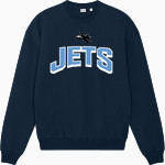 James Clemens Jets <span class="pdp-name-mascot">James Clemens Jets</span> Stanley/Stella Unisex Ledger Dry Crewneck Sweatshirt Front Thumbnail