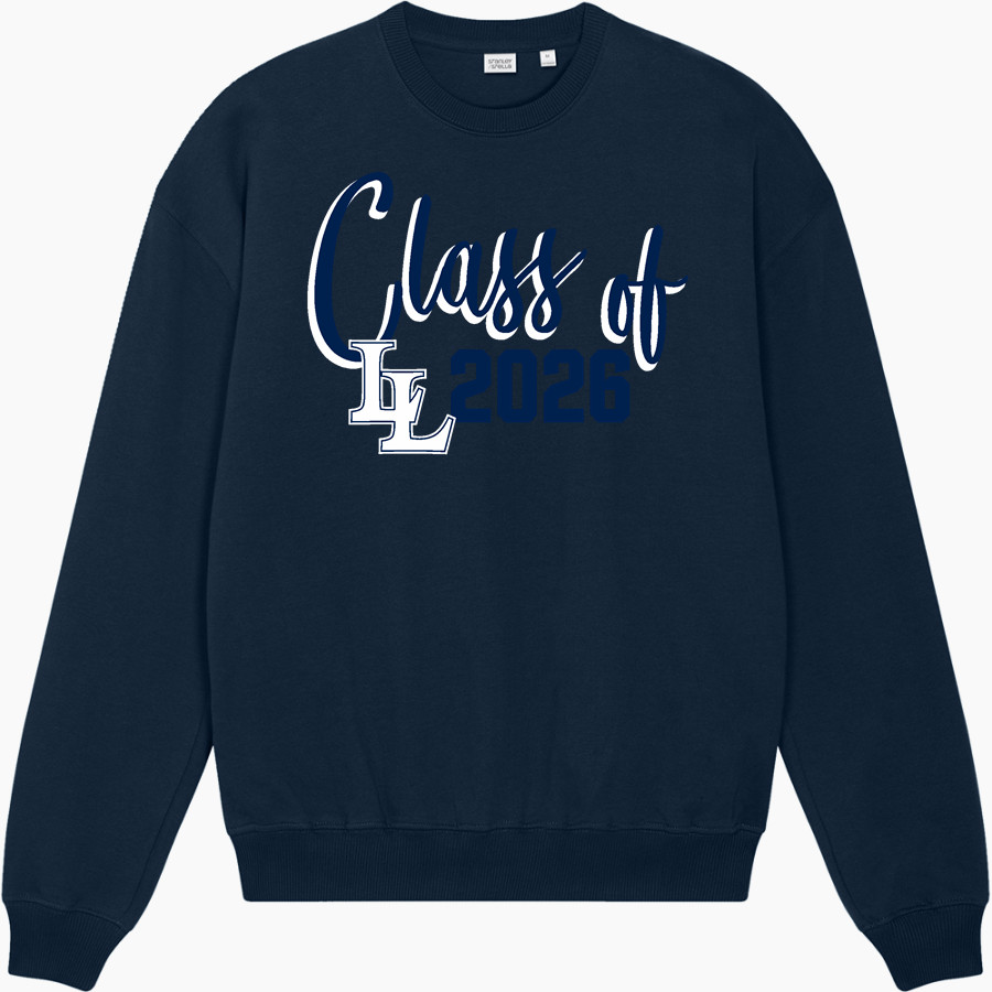 La Lumiere School Lakers Online Store <span class="pdp-name-mascot">La Lumiere Lakers</span> Stanley/Stella Unisex Ledger Dry Crewneck Sweatshirt