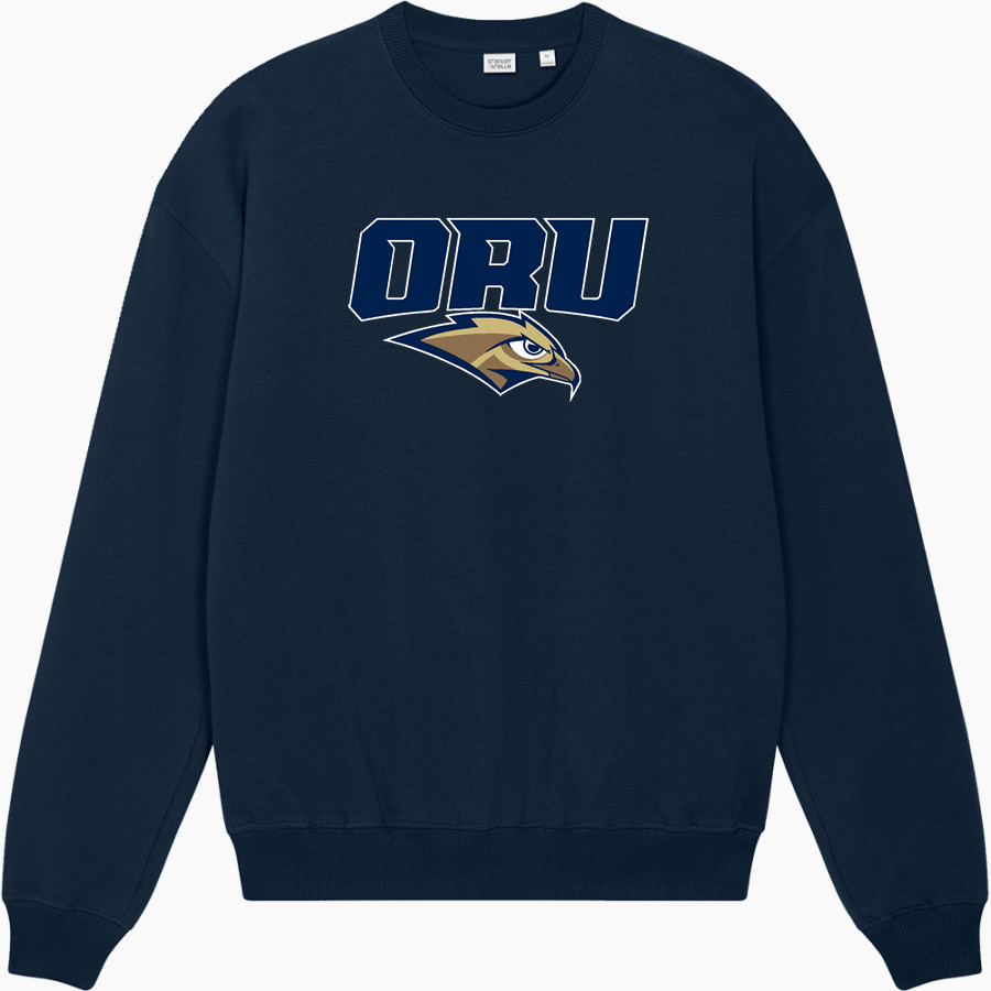 Oral Roberts Golden Eagles <span class="pdp-name-mascot">Oral Roberts Golden Eagles</span> Stanley/Stella Unisex Ledger Dry Crewneck Sweatshirt