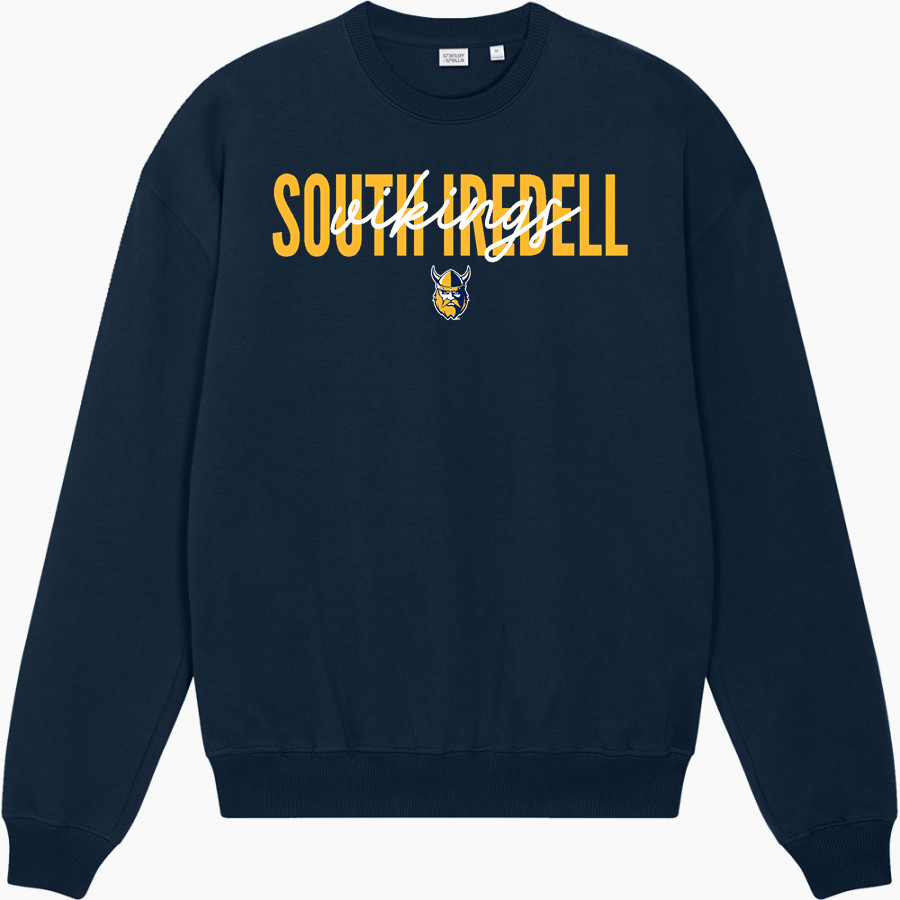 South Iredell Vikings <span class="pdp-name-mascot">South Iredell</span> Stanley/Stella Unisex Ledger Dry Crewneck Sweatshirt