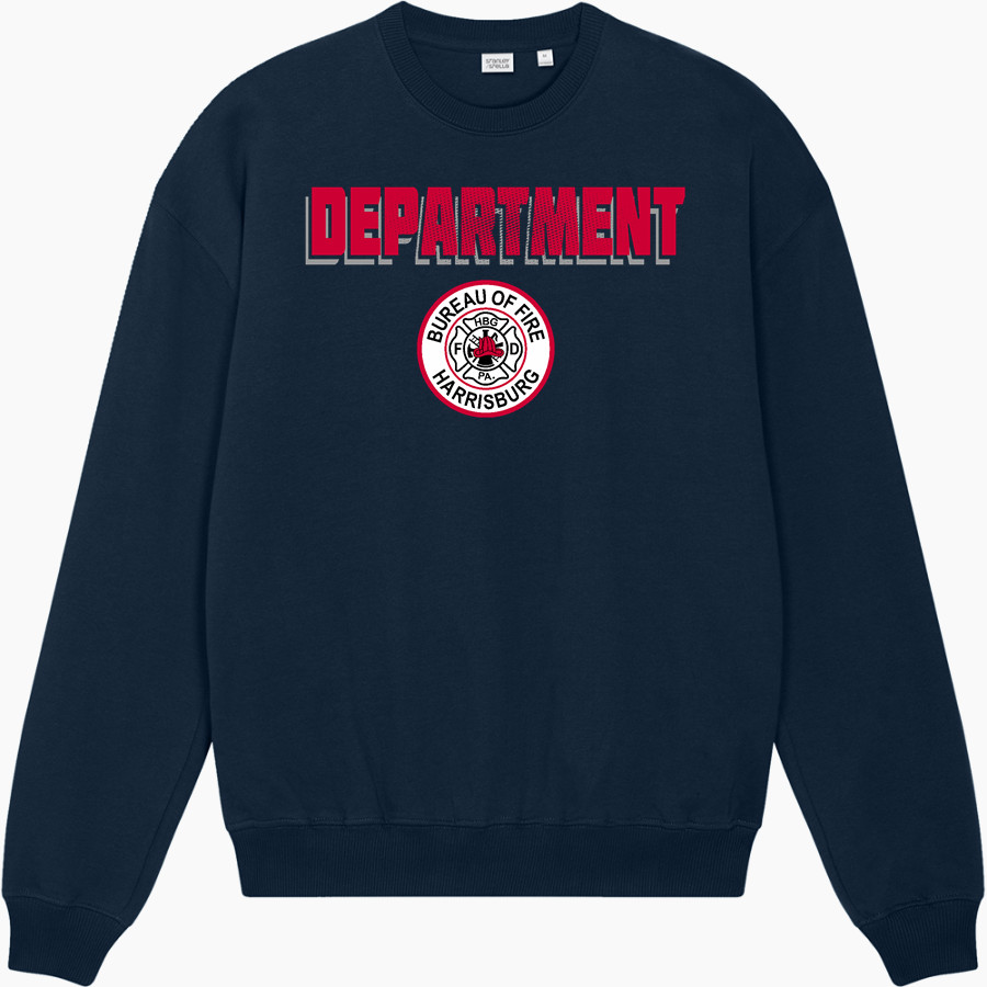 Bureau Of Fire Harrisburg Department <span class="pdp-name-mascot">Bureau Of Fire Harrisburg Department</span> Stanley/Stella Unisex Ledger Dry Crewneck Sweatshirt