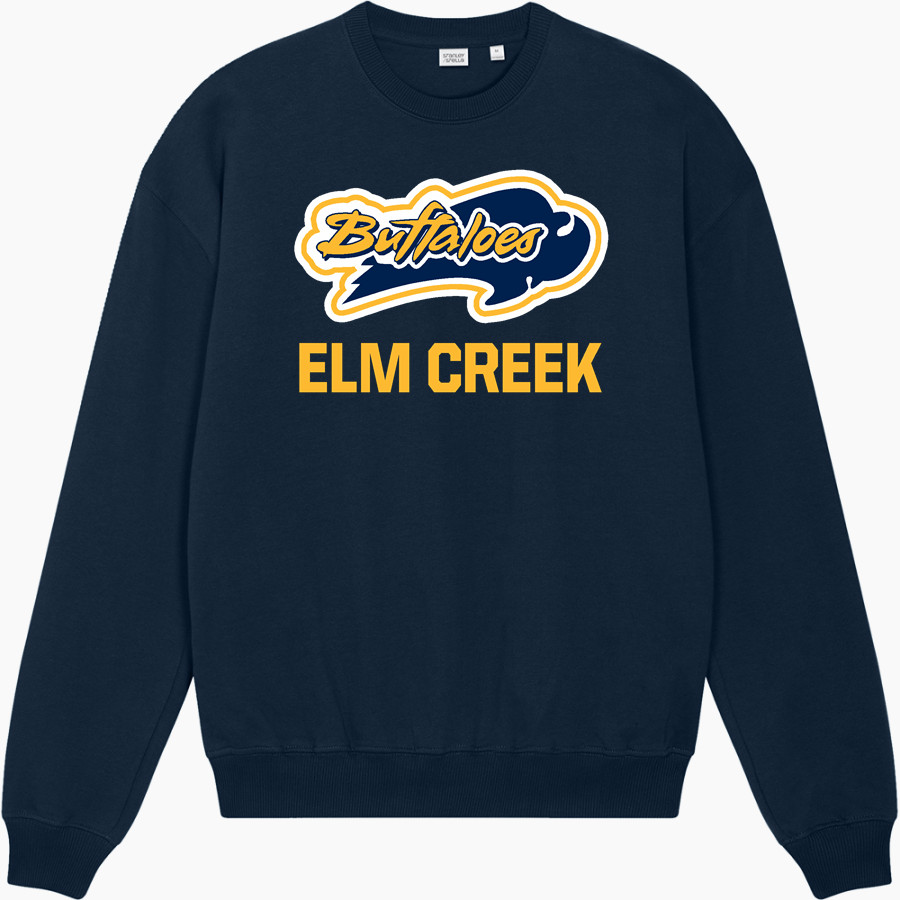 Elm Creek Buffaloes <span class="pdp-name-mascot">Elm Creek Buffaloes</span> Stanley/Stella Unisex Ledger Dry Crewneck Sweatshirt