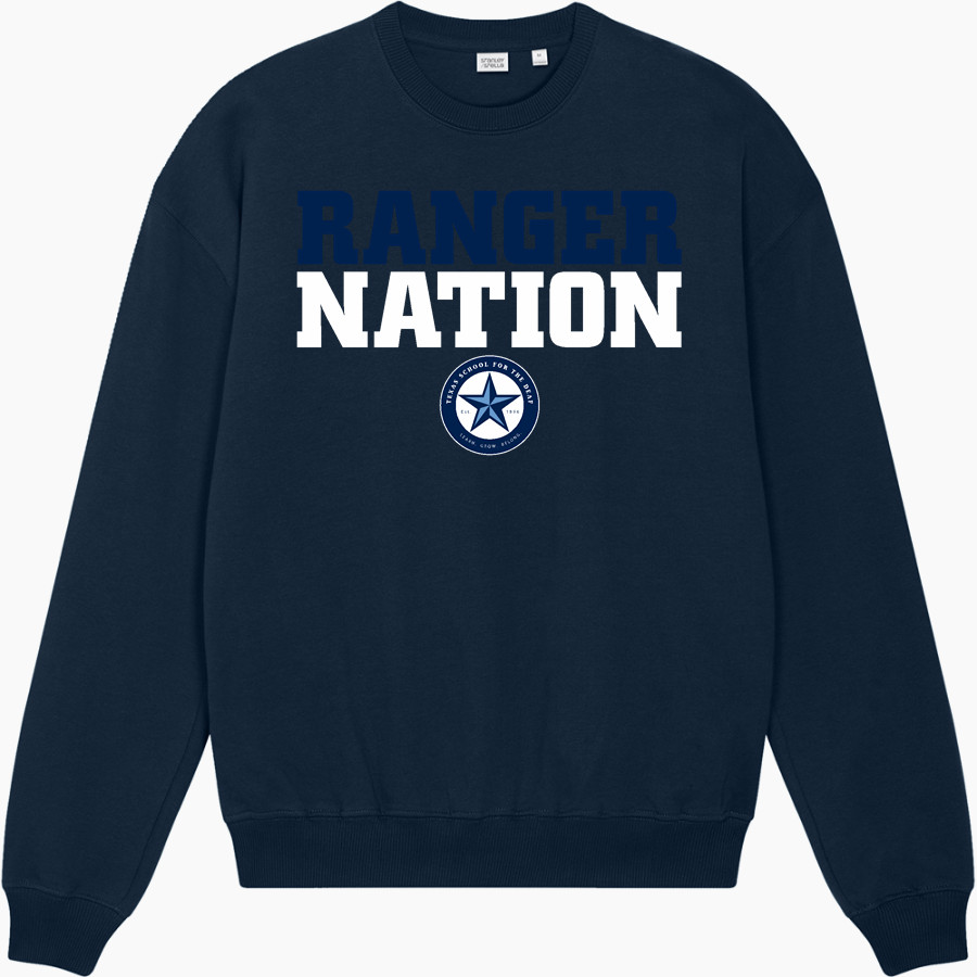 Texas School for the Deaf Stanley/Stella Unisex Ledger Dry Crewneck Sweatshirt