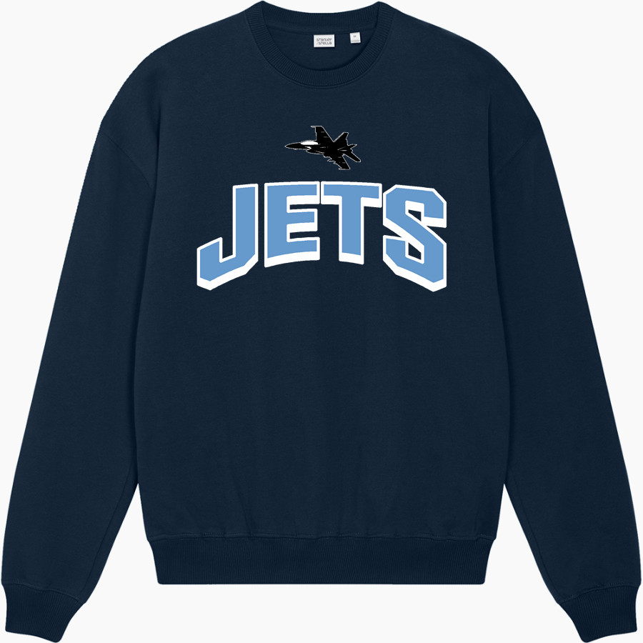 James Clemens Jets <span class="pdp-name-mascot">James Clemens Jets</span> Stanley/Stella Unisex Ledger Dry Crewneck Sweatshirt