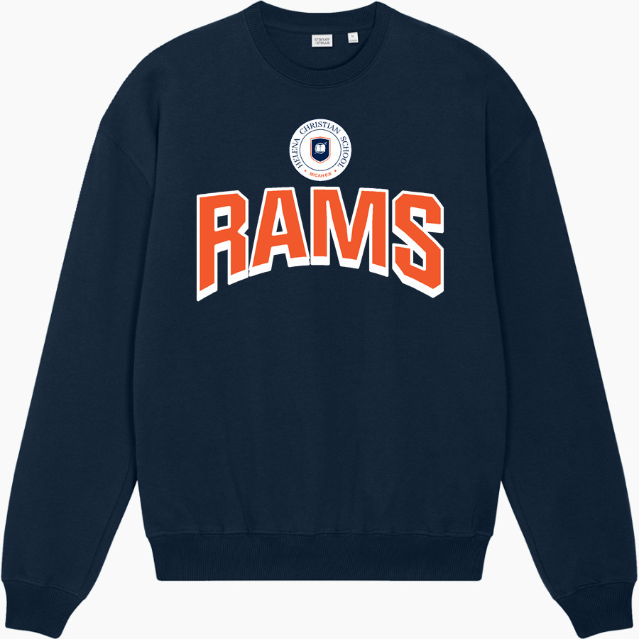 Helena Christian Rams <span class="pdp-name-mascot">Helena Christian School Rams</span> Stanley/Stella Unisex Ledger Dry Crewneck Sweatshirt