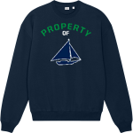 Chesapeake College Skipjacks <span class="pdp-name-mascot">Chesapeake Skipjacks</span> Stanley/Stella Unisex Ledger Dry Crewneck Sweatshirt Front Thumbnail