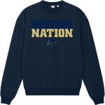 Eustis Mustangs <span class="pdp-name-mascot">Eustis Mustangs</span> Stanley/Stella Unisex Ledger Dry Crewneck Sweatshirt Front Thumbnail