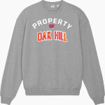 Oak Hill Warriors <span class="pdp-name-mascot">Oak Hill Warriors</span> Stanley/Stella Unisex Ledger Dry Crewneck Sweatshirt Front Thumbnail