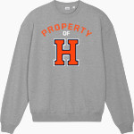 Hope College Online Athletics Store <span class="pdp-name-mascot">Hope Flying Dutch</span> Stanley/Stella Unisex Ledger Dry Crewneck Sweatshirt Front Thumbnail