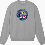 Kairos Public Schools Patriots <span class="pdp-name-mascot">Kairos Public Schools Patriots</span> Stanley/Stella Unisex Ledger Dry Crewneck Sweatshirt Front Thumbnail