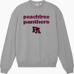 Peachtree Panthers <span class="pdp-name-mascot">Peachtree Academy Panthers</span> Stanley/Stella Unisex Ledger Dry Crewneck Sweatshirt Front Thumbnail