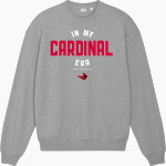 Pope Francis Cardinals Stanley/Stella Unisex Ledger Dry Crewneck Sweatshirt Front Thumbnail