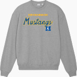 Mothers Of Mount Markham Students Mustangs Stanley/Stella Unisex Ledger Dry Crewneck Sweatshirt Front Thumbnail
