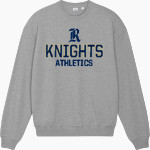 Regents School of Austin The Official Store of the Knights Stanley/Stella Unisex Ledger Dry Crewneck Sweatshirt Front Thumbnail
