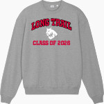 LONG TRAIL SCHOOL MOUNTAIN LIONS Stanley/Stella Unisex Ledger Dry Crewneck Sweatshirt Front Thumbnail