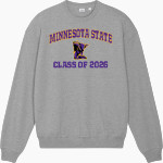 Minnesota State University Mankato <span class="pdp-name-mascot">Minnesota State Mavericks</span> Stanley/Stella Unisex Ledger Dry Crewneck Sweatshirt Front Thumbnail
