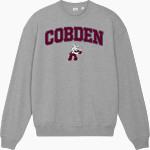 COBDEN HIGH SCHOOL APPLEKNOCKERS <span class="pdp-name-mascot">COBDEN APPLEKNOCKERS</span> Stanley/Stella Unisex Ledger Dry Crewneck Sweatshirt Front Thumbnail
