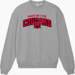 Mountain View Cougars <span class="pdp-name-mascot">Mountain View Cougars</span> Stanley/Stella Unisex Ledger Dry Crewneck Sweatshirt Front Thumbnail