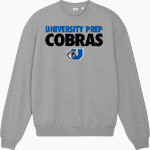 University Prep Cobras <span class="pdp-name-mascot">University Prep Cobras</span> Stanley/Stella Unisex Ledger Dry Crewneck Sweatshirt Front Thumbnail