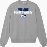 Platte Valley Broncos <span class="pdp-name-mascot">Platte Valley Broncos</span> Stanley/Stella Unisex Ledger Dry Crewneck Sweatshirt Front Thumbnail