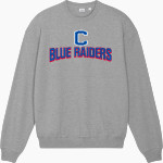 Cleveland Blue Raiders Stanley/Stella Unisex Ledger Dry Crewneck Sweatshirt Front Thumbnail