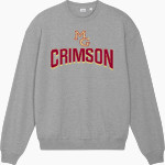 Maple Grove Crimson <span class="pdp-name-mascot">Maple Grove Crimson</span> Stanley/Stella Unisex Ledger Dry Crewneck Sweatshirt Front Thumbnail