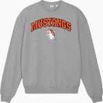 MOHAWK HIGH SCHOOL Mustangs <span class="pdp-name-mascot">MOHAWK Mustangs</span> Stanley/Stella Unisex Ledger Dry Crewneck Sweatshirt Front Thumbnail
