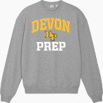 Devon Prep <span class="pdp-name-mascot">Devon Tide</span> Stanley/Stella Unisex Ledger Dry Crewneck Sweatshirt Front Thumbnail