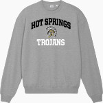 HOT SPRINGS HIGH SCHOOL TROJANS <span class="pdp-name-mascot">HOT SPRINGS TROJANS</span> Stanley/Stella Unisex Ledger Dry Crewneck Sweatshirt Front Thumbnail
