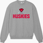 CARDINAL HIGH SCHOOL HUSKIES <span class="pdp-name-mascot">CARDINAL HUSKIES</span> Stanley/Stella Unisex Ledger Dry Crewneck Sweatshirt Front Thumbnail
