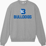 BANDERA HIGH SCHOOL BULLDOGS Stanley/Stella Unisex Ledger Dry Crewneck Sweatshirt Front Thumbnail