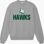 Jeremy Ranch Hawks <span class="pdp-name-mascot">Jeremy Ranch Elementary Hawks</span> Stanley/Stella Unisex Ledger Dry Crewneck Sweatshirt Front Thumbnail