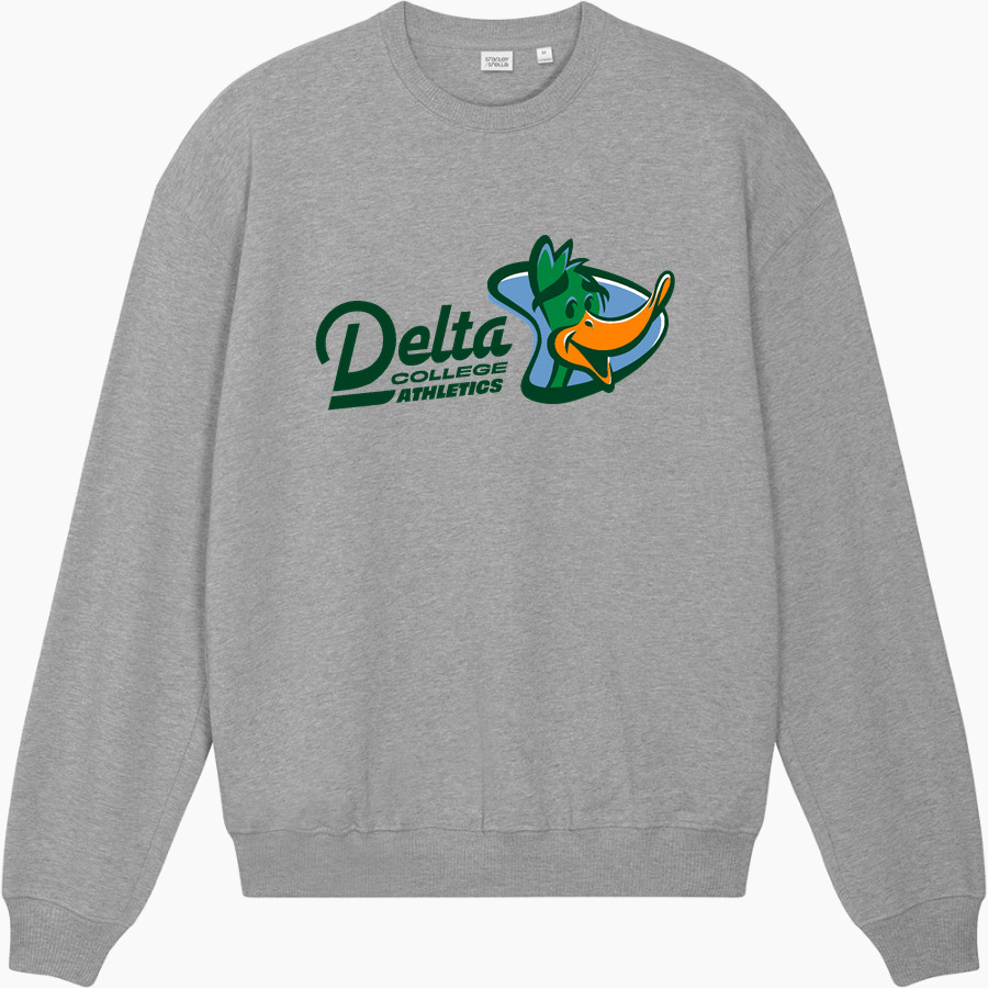 Delta College Pioneers Stanley/Stella Unisex Ledger Dry Crewneck Sweatshirt