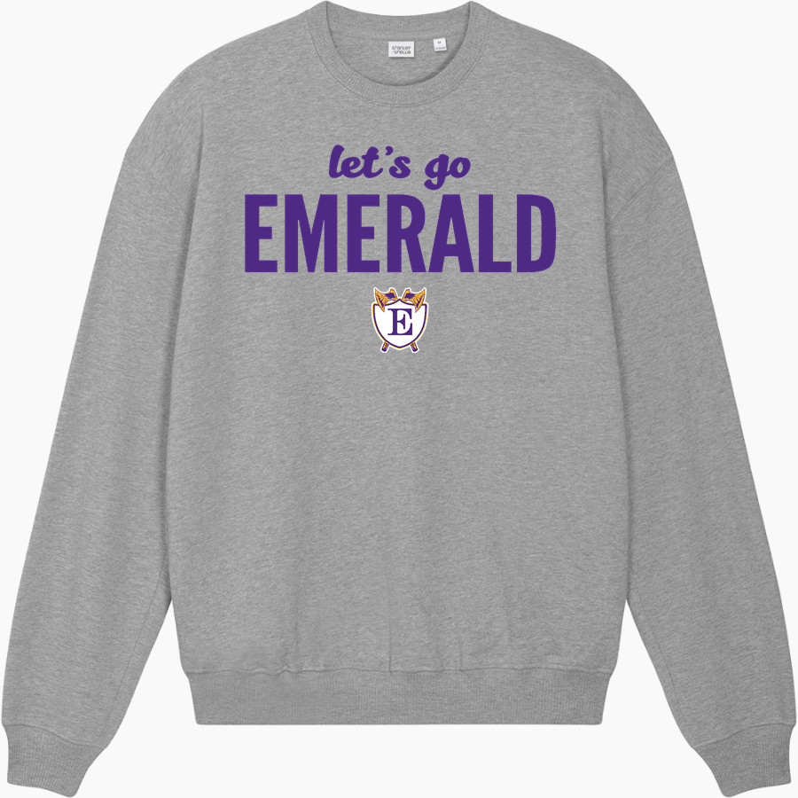 Emerald High School Vikings Stanley/Stella Unisex Ledger Dry Crewneck Sweatshirt