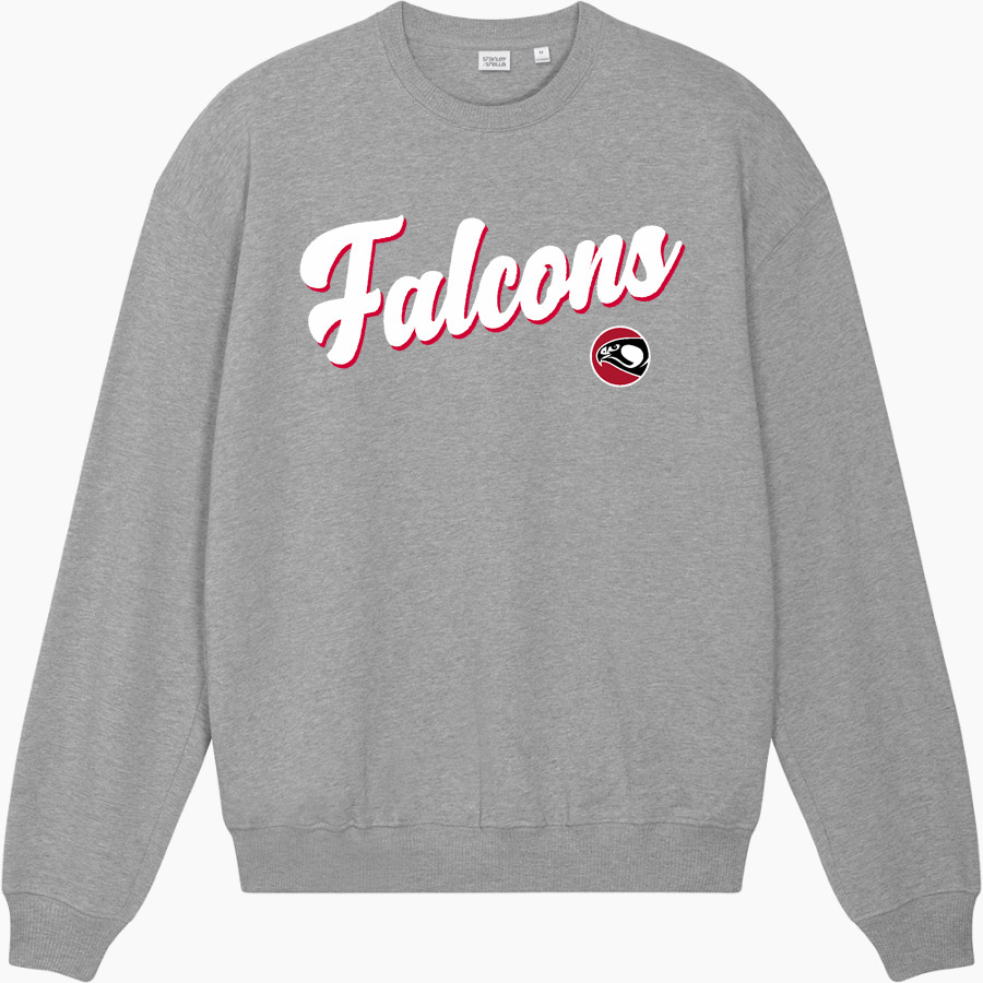York Falcons <span class="pdp-name-mascot">York School Falcons</span> Stanley/Stella Unisex Ledger Dry Crewneck Sweatshirt