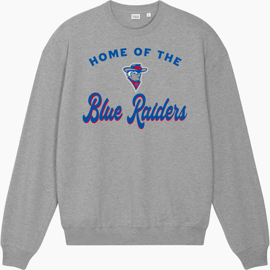 Cleveland Blue Raiders Stanley/Stella Unisex Ledger Dry Crewneck Sweatshirt