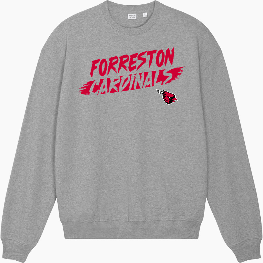 FORRESTON HIGH SCHOOL CARDINALS <span class="pdp-name-mascot">FORRESTON CARDINALS</span> Stanley/Stella Unisex Ledger Dry Crewneck Sweatshirt