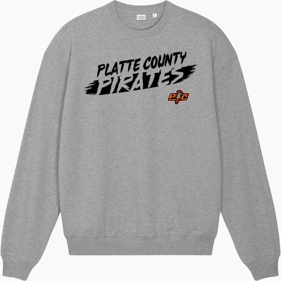 PLATTE COUNTY HIGH SCHOOL PIRATES <span class="pdp-name-mascot">PLATTE COUNTY PIRATES</span> Stanley/Stella Unisex Ledger Dry Crewneck Sweatshirt