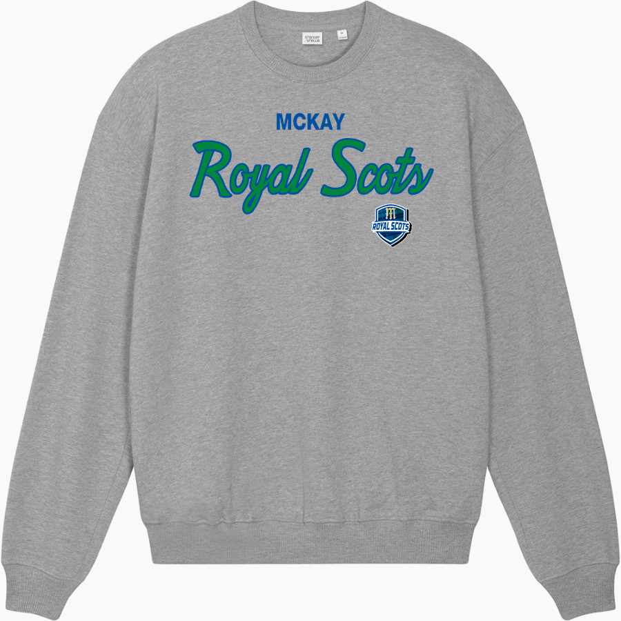 MCKAY HIGH SCHOOL ROYAL SCOTS Stanley/Stella Unisex Ledger Dry Crewneck Sweatshirt