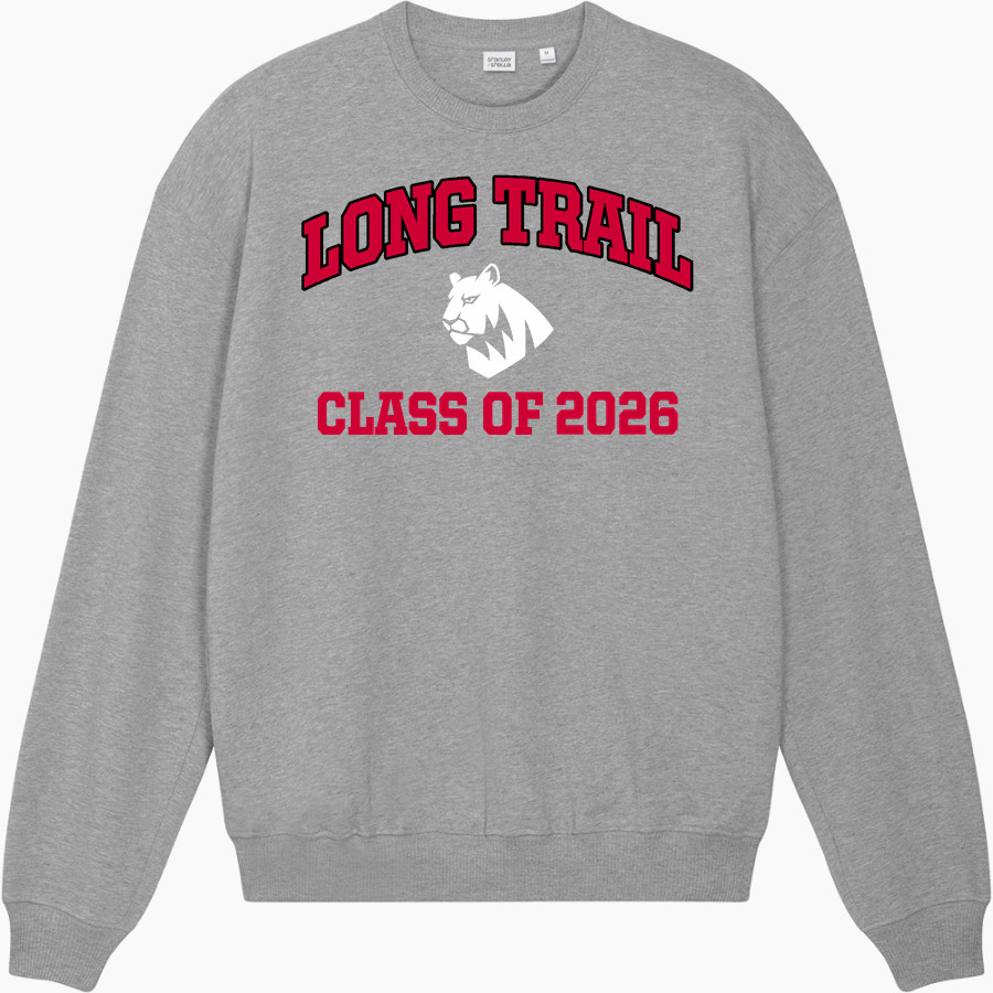 LONG TRAIL SCHOOL MOUNTAIN LIONS Stanley/Stella Unisex Ledger Dry Crewneck Sweatshirt