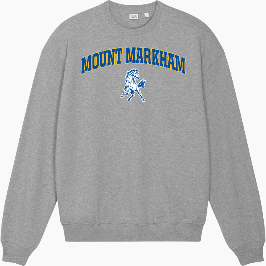 MOUNT MARKHAM HIGH SCHOOL MUSTANGS <span class="pdp-name-mascot">MOUNT MARKHAM MUSTANGS</span> Stanley/Stella Unisex Ledger Dry Crewneck Sweatshirt