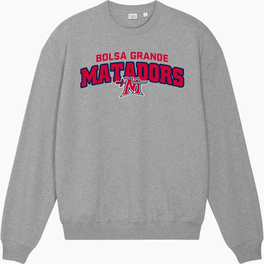 BOLSA GRANDE HIGH SCHOOL MATADORS <span class="pdp-name-mascot">BOLSA GRANDE MATADORS</span> Stanley/Stella Unisex Ledger Dry Crewneck Sweatshirt