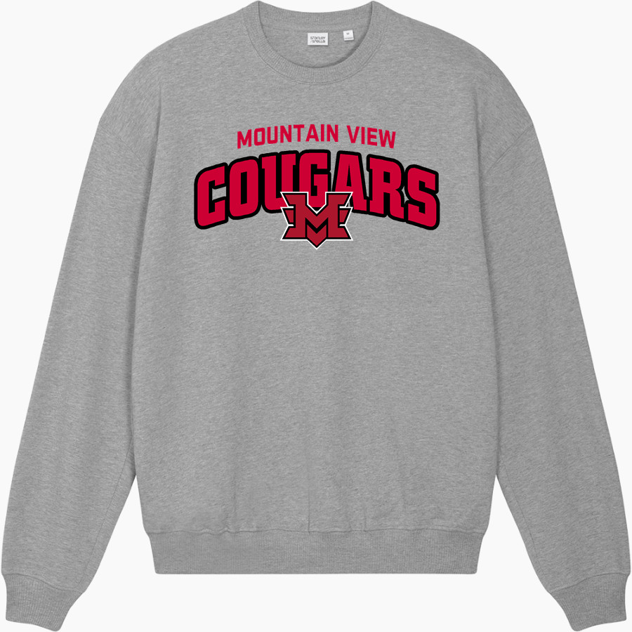 Mountain View Cougars <span class="pdp-name-mascot">Mountain View Cougars</span> Stanley/Stella Unisex Ledger Dry Crewneck Sweatshirt