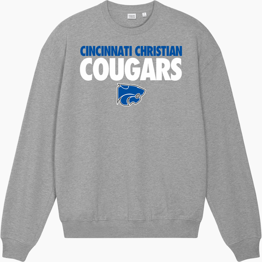CINCINNATI CHRISTIAN HIGH SCHOOL COUGARS <span class="pdp-name-mascot">CINCINNATI CHRISTIAN COUGARS</span> Stanley/Stella Unisex Ledger Dry Crewneck Sweatshirt